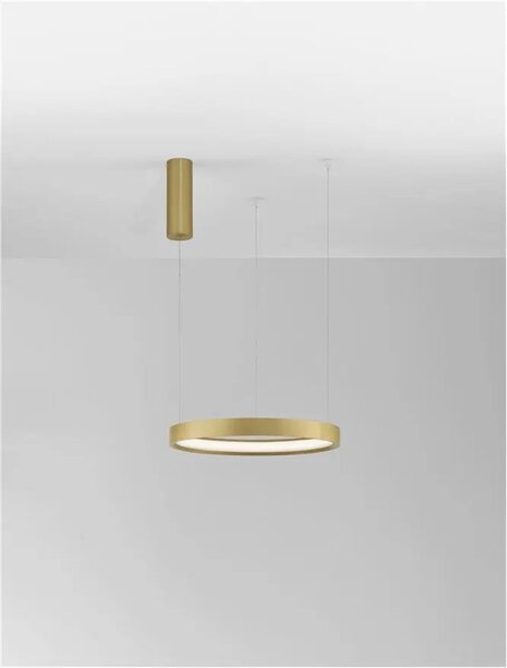 LED lustr Perrine 40 zlaté – Zlatá