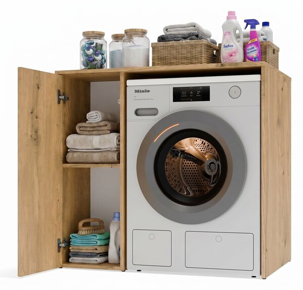 TP Living Koupelnová skříňka na pračku Pola 95 cm dub artisan
