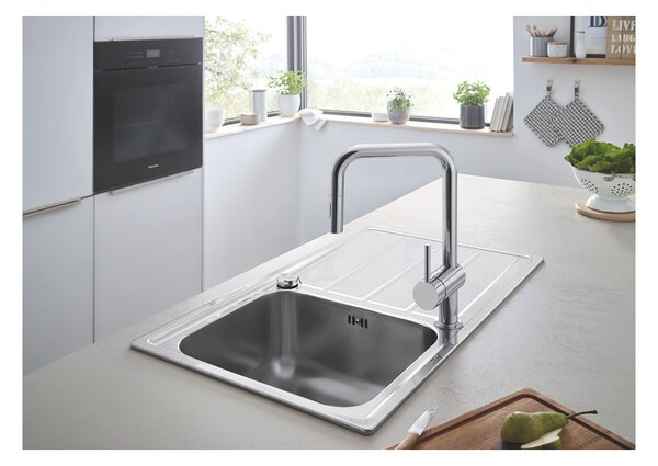 GROHE Minta - Páková dřezová baterie, DN 15, Chrom 32322002