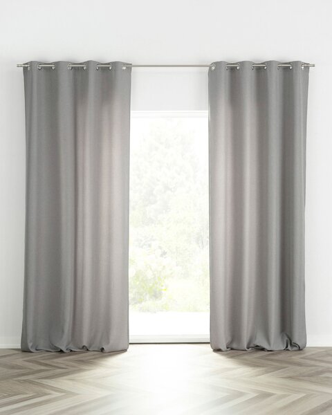 Hotový závěs BASIC na kroužcích 140x280cm holubica sivy 1 ks