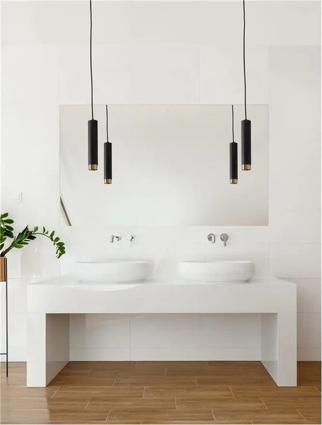 Moderní lustr Pogno B 59 černé – Černá