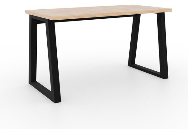ADRK PC stůl IWO ART-B, dub artisan/černá