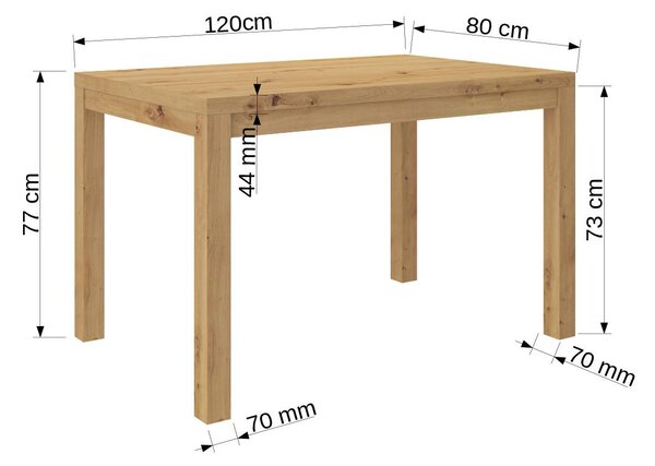 Konferenční stolek OLAF 2 120x80