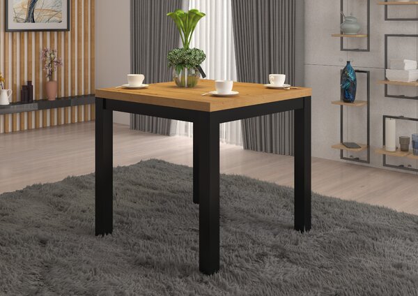 ADRK Furniture Konferenční stolek OLAF 1 80x80 CT-Ola-1-ART+BM-H069
