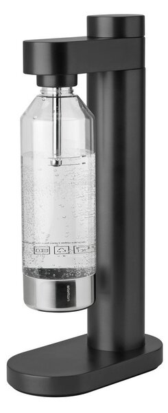 Černý výrobník sody z nerezové oceli Brus – Stelton