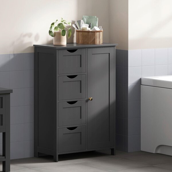 MIDI SKŘÍŇKA, černá, 55/82/30 cm MID.YOU - Koupelnové série, Online Only