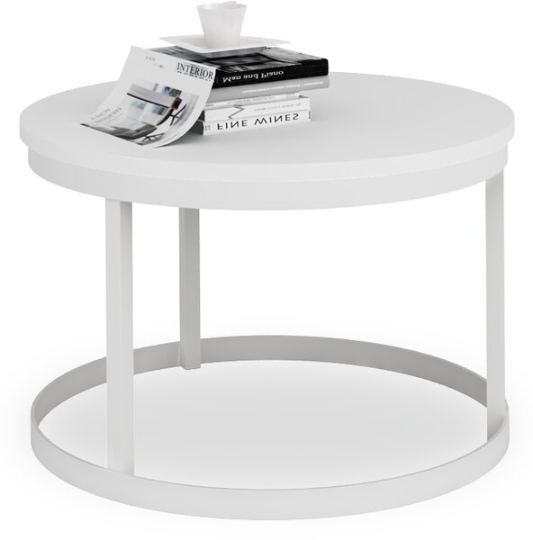 ADRK Furniture Konferenční stolek RINEN CT-RNN-W-W