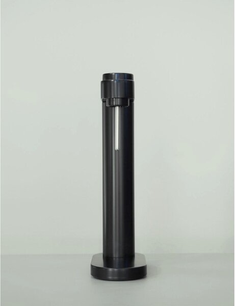 Černý výrobník sody z nerezové oceli Brus – Stelton