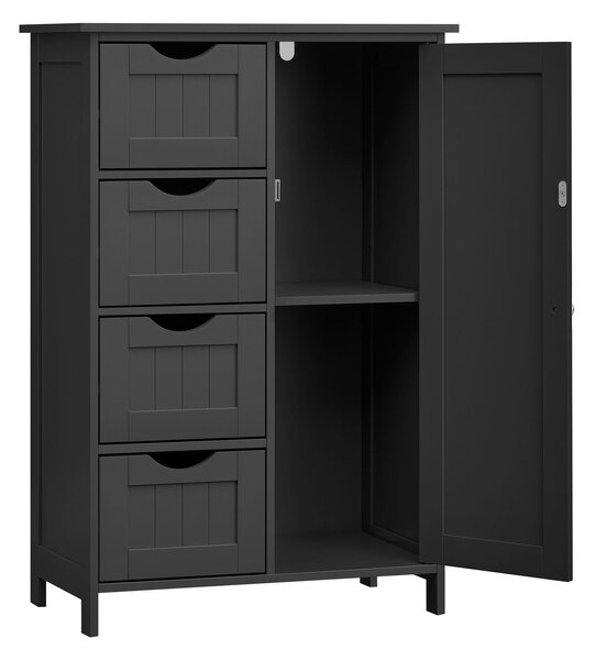 MIDI SKŘÍŇKA, černá, 55/82/30 cm MID.YOU - Koupelnové série, Online Only
