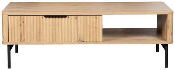 KONFERENČNÍ STOLEK, černá, dub artisan, kov, kompozitní dřevo, 110/60/37 cm MID.YOU - Konferenční stolky, Online Only