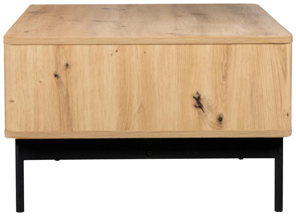 KONFERENČNÍ STOLEK, černá, dub artisan, kov, kompozitní dřevo, 110/60/37 cm MID.YOU - Konferenční stolky, Online Only