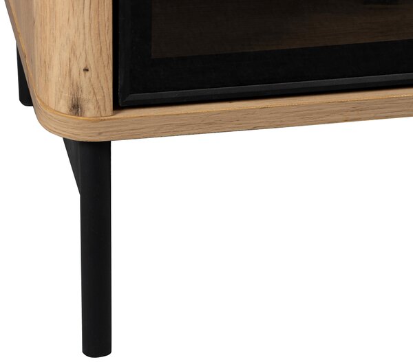 KONFERENČNÍ STOLEK, černá, dub artisan, kov, kompozitní dřevo, 110/60/37 cm MID.YOU - Konferenční stolky, Online Only