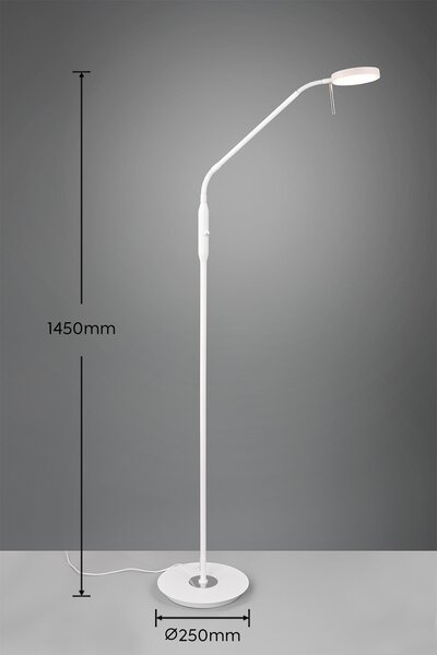 Trio 423310131 stojací lampa Monza | 12W integrovaný LED zdroj | 1400 lm | 2300+3000+4000K
