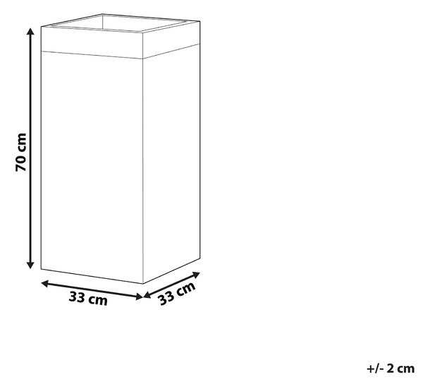Květináč DION 33 cm Černá