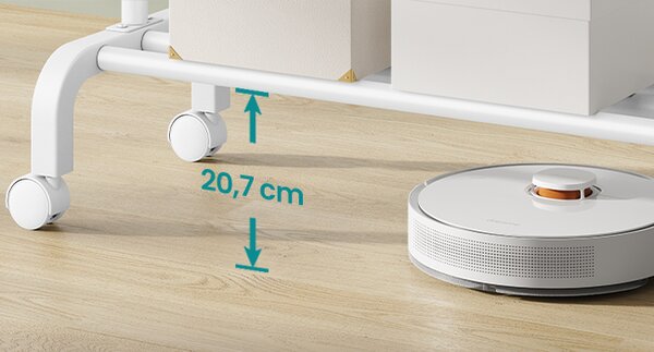 SONGMICS Pojízdný stojan na oblečení Vron 102 cm bílý