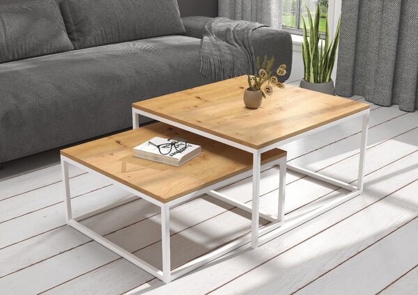 ADRK Furniture Konferenční stolek 2v1 KAMA CT-KAM-W-A