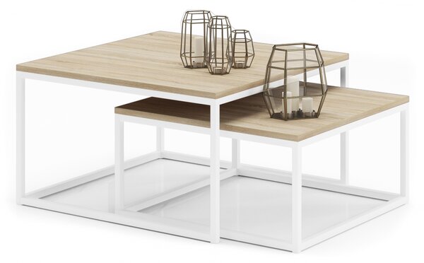 ADRK Furniture Konferenční stolek 2v1 KAMA CT-KAM-W-S