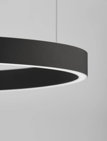 LED lustr Elowen 80 černé – Černá