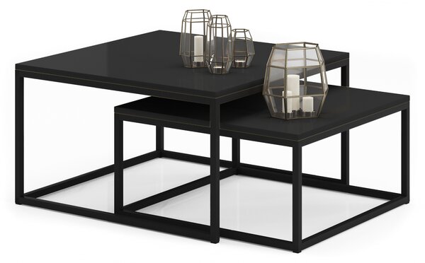ADRK Furniture Konferenční stolek 2v1 KAMA CT-KAM-B-B