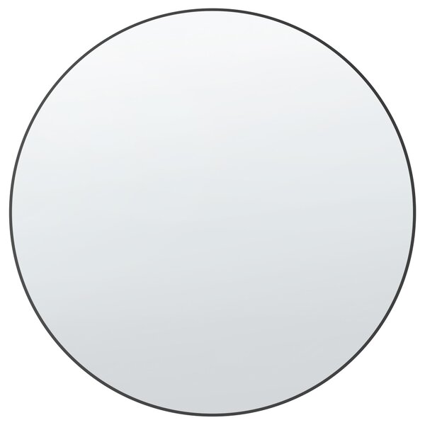 Zrcadlo ANNEMASSE 80 cm 80 cm Kov Černá