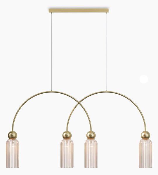 STROPNÍ ZÁVĚSNÉ SVÍTIDLO, 110/10/60 cm MAYTONI - Online Only svítidla, Online Only