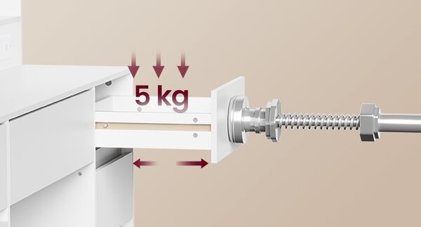 SONGMICS Toaletní stolek s LED osvětlením a nabíjecí stanicí Vasagle Niro 107 cm bílý