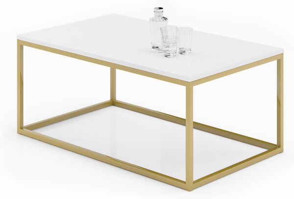 ADRK Furniture Konferenční stolek NARISA 100x60 CT-NAR-G-W