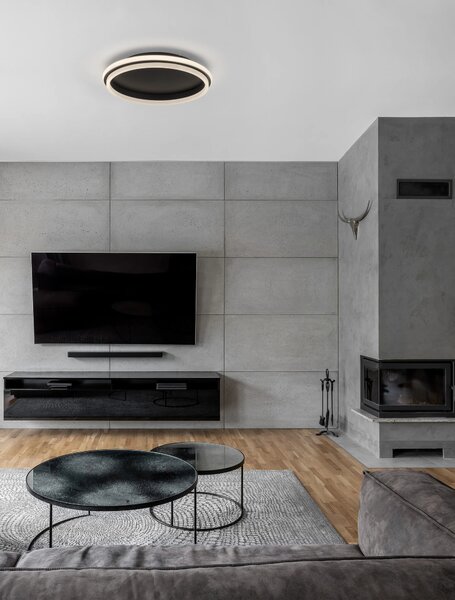 LED stropní svítidlo Willow R 45 černé – Černá