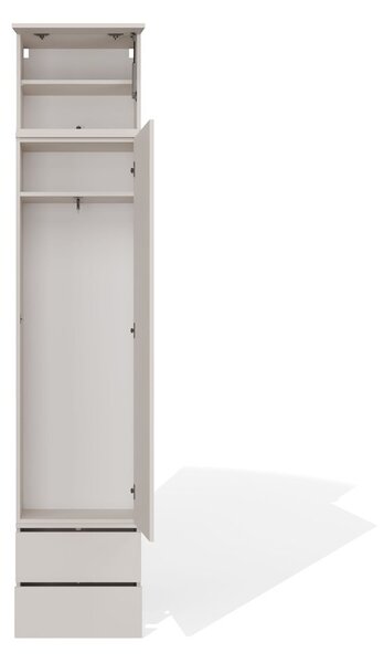 TP Living Předsíňová skříň Haga 1SZ2S 50 cm kašmír