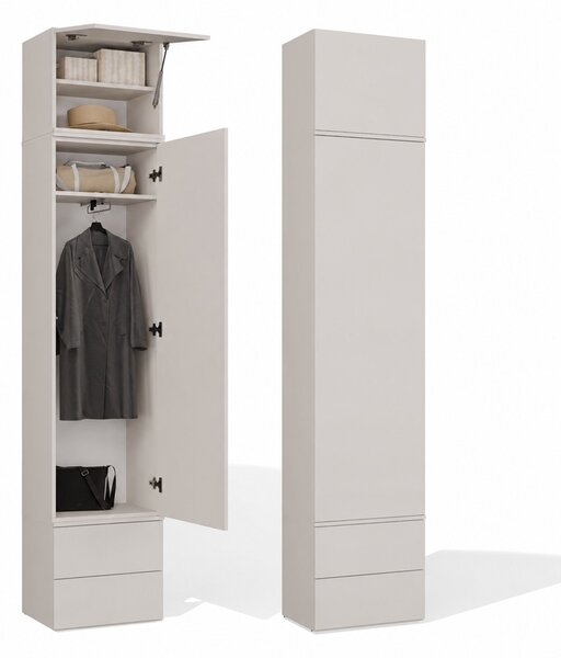TP Living Předsíňová skříň Haga 1SZ2S 50 cm kašmír
