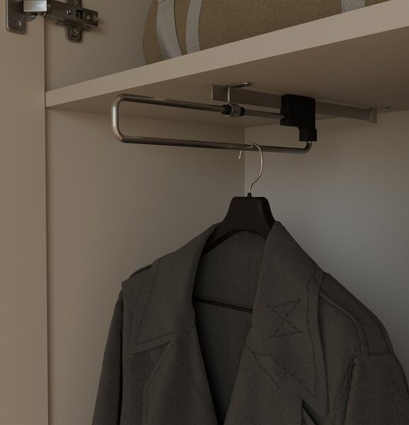 TP Living Předsíňová skříň Haga 1SZ2S 50 cm kašmír