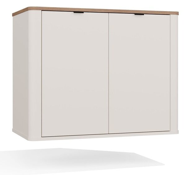TP Living Závěsná skříňka pod umyvadlo s deskou Cordoba 80 cm kašmír/dub Castello