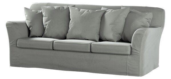 Potah na pohovku IKEA Tomelilla 3-místná nerozkládací barva šedá látka lesklé, sametová