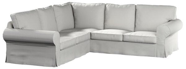 Potah na pohovku IKEA Ektorp rohová barva šedá látka pletený vzor