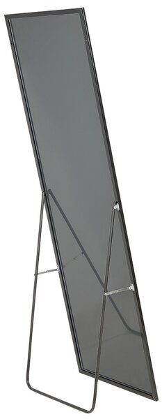 Stojací zrcadlo BEAUVAIS 156 cm Kov Černá