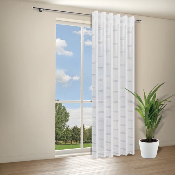 Záclona FLEX šedá, 140x235 cm