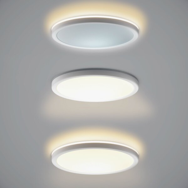 Italux PLF-63452-400R-36W-WH LED přisazené stropní svítidlo Corte | 36W integrovaný LED zdroj | 3800lm