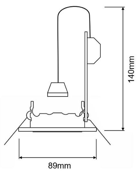 IMPR 110036 Deko-Light stropní vestavné svítidlo 220-240V AC/50-60Hz GU10 1x max. 35,00 W měď