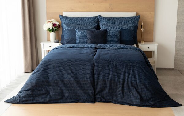 Povlečení Lewis Blue Bavlna deluxe 1x 200/200, 2x 70/90