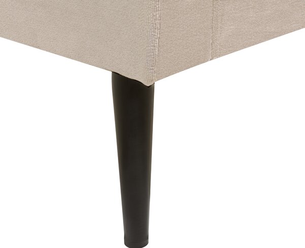 Postel Umělý samet BRIN 140 x 200 cm Taupe