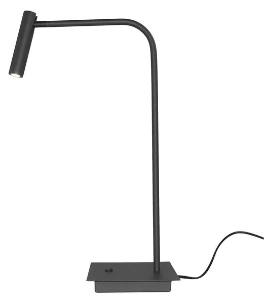 Minimalistická stolní lampa Fler – LED integrovaný