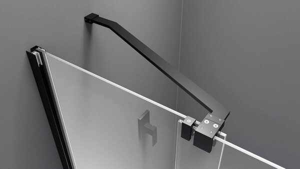 Polysan Polysan, MODULAR SHOWER zástěna s pojezdy 1000 mm, černá, MS5-100B