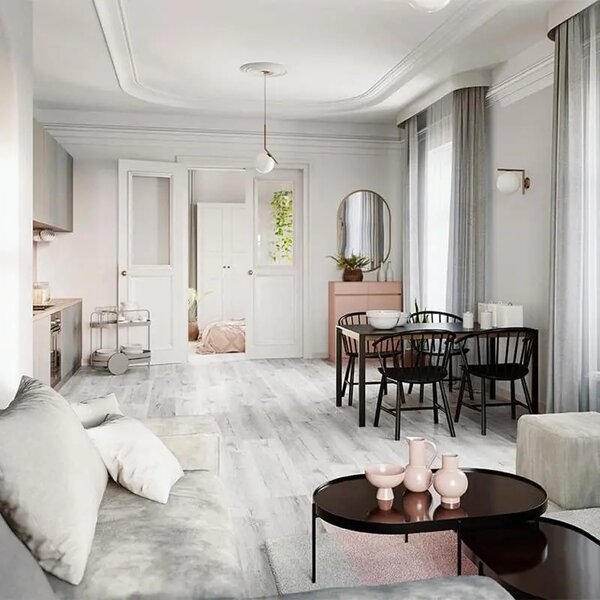 Vinylová plovoucí podlaha Afirmax BiClick Acoustic 41022 Scandinavian Oak 1,756 m²
