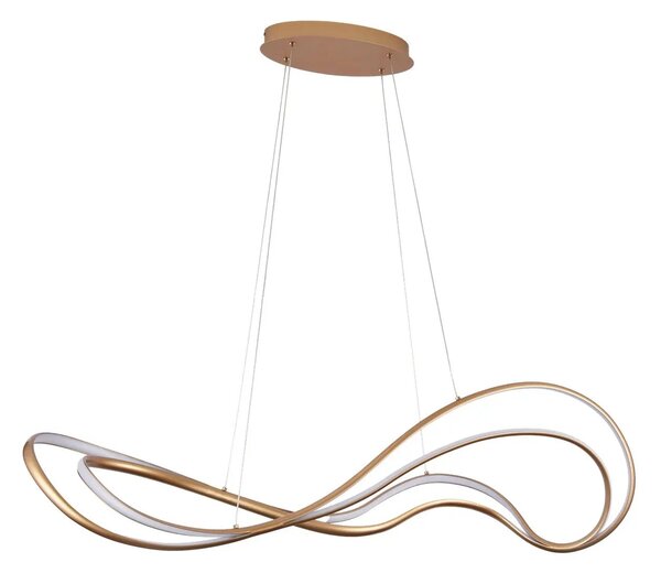 Designový stmívatelný lustr Twist zlatá