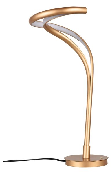 Designová stmívatelná stolní lampa Twist zlatá