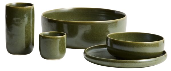 Kave Home Zelená keramická miska Uilo 14,5 cm