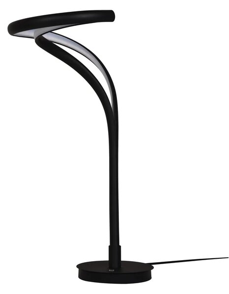 Designová stmívatelná stolní lampa Twist černá