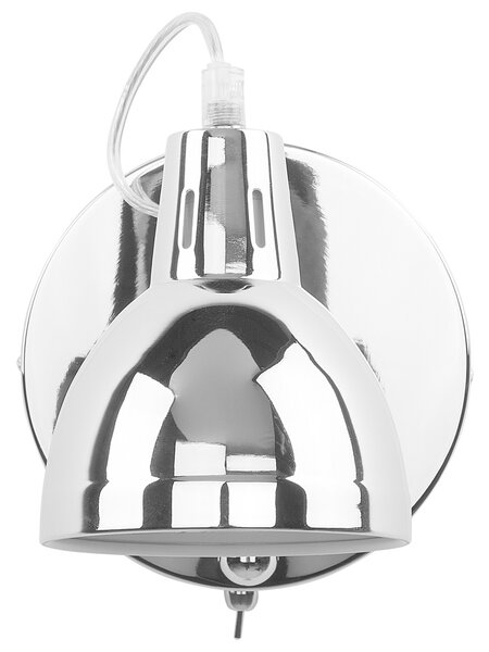 Sada 2 nástěnných lamp HARRINGTON Nastavitelná Kov Stříbrná