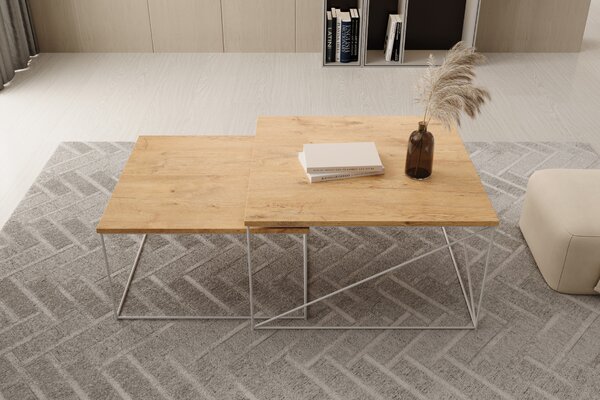 ADRK Furniture Konferenční stolek 2v1 Licco CT-LIC-W-OL
