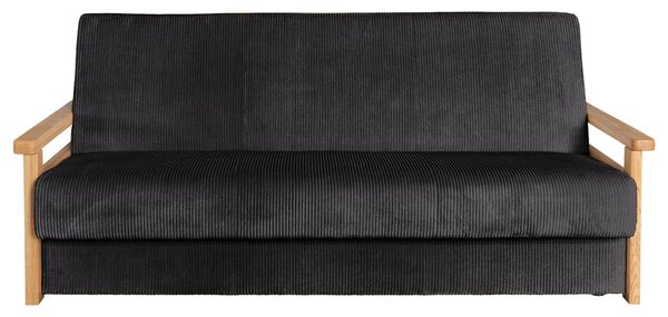 ROZKLÁDACÍ POHOVKA, textil, černá P & B - Rozkládací pohovky, Online Only